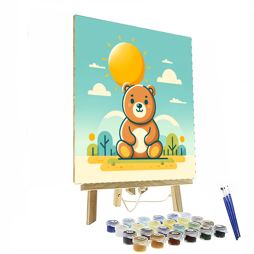 Sunshine Bear - DIY Painting By Numbers Kit – Artistry Rack