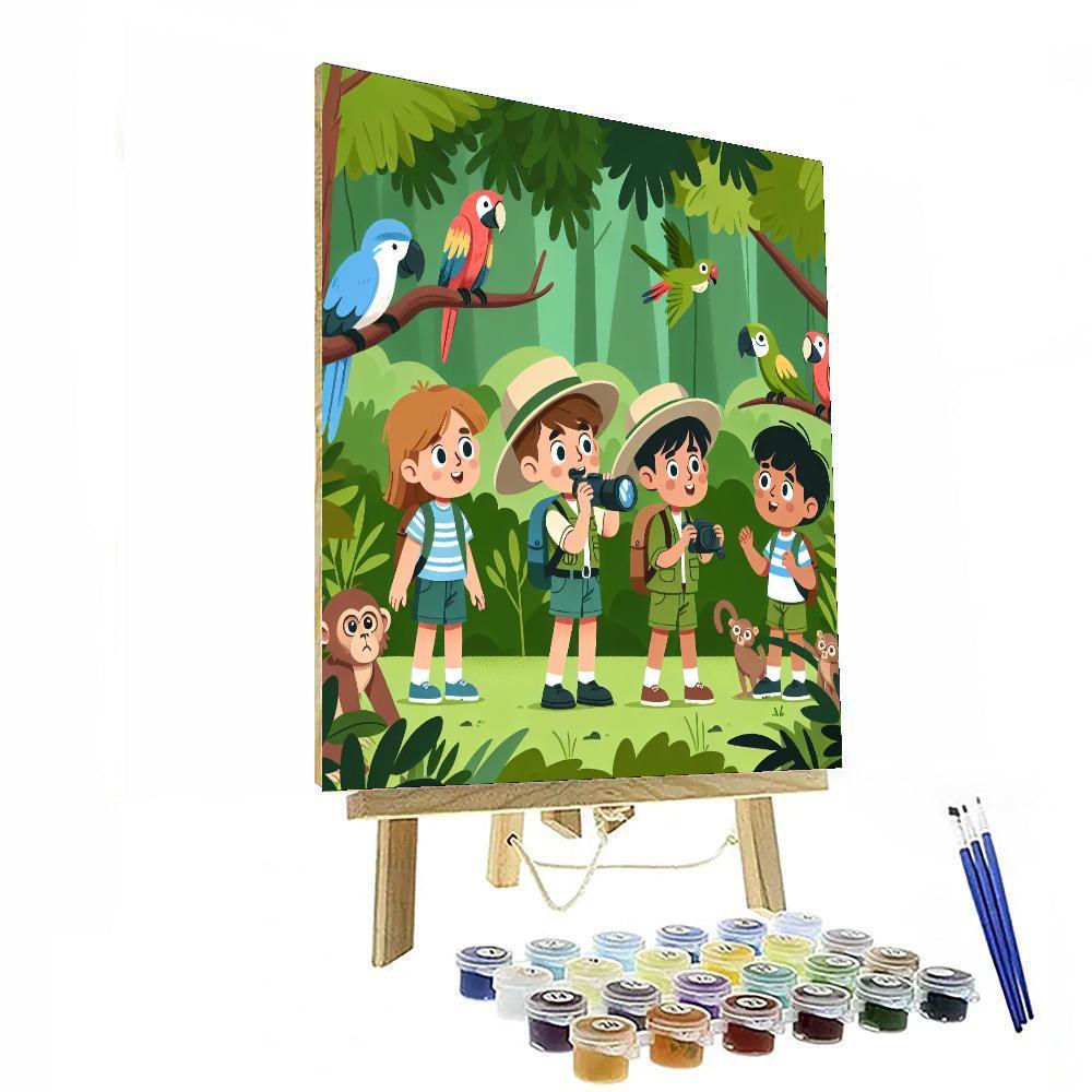 Jungle Safari Escape Numbered Painting Kits