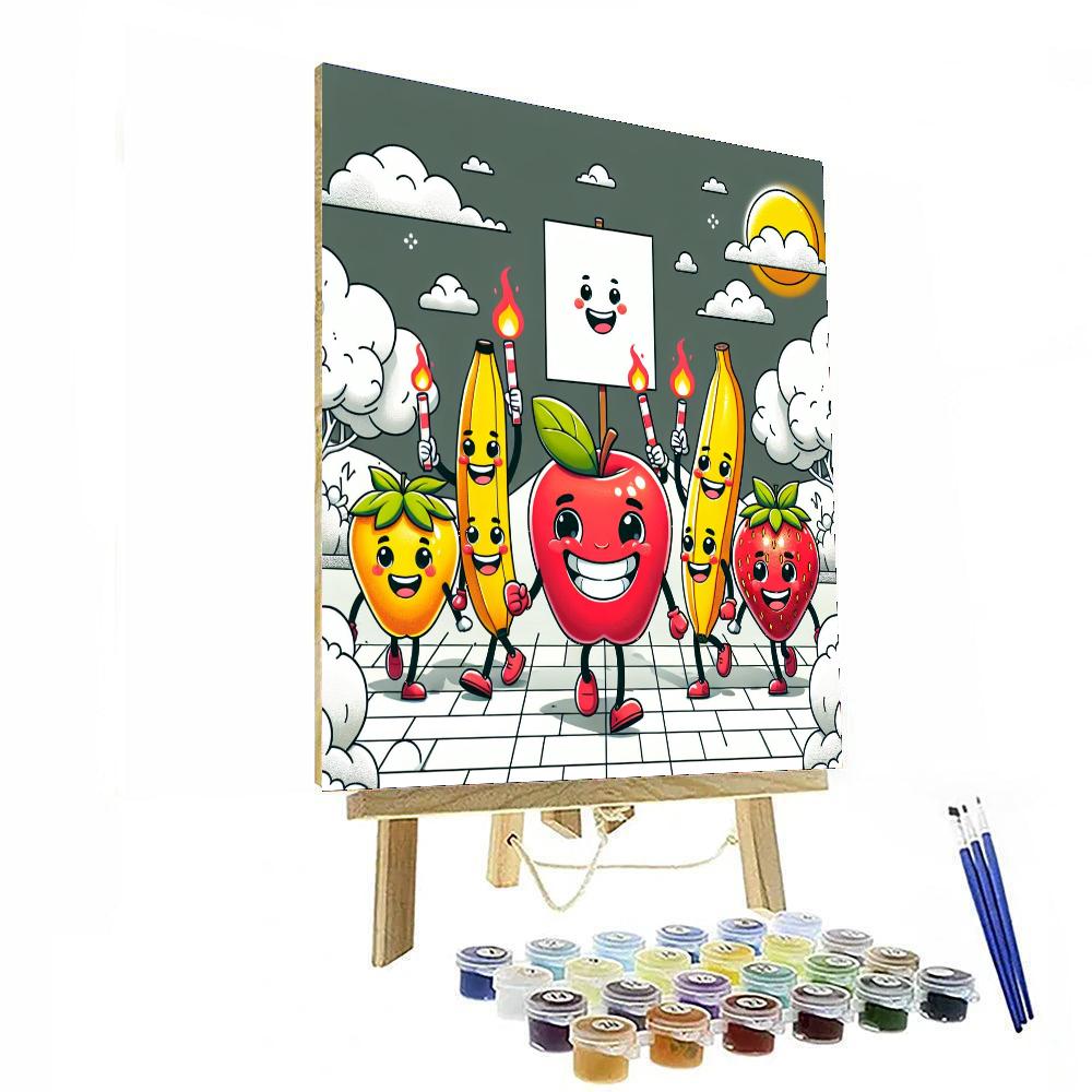 Giant Fruit Parade Paint By Color