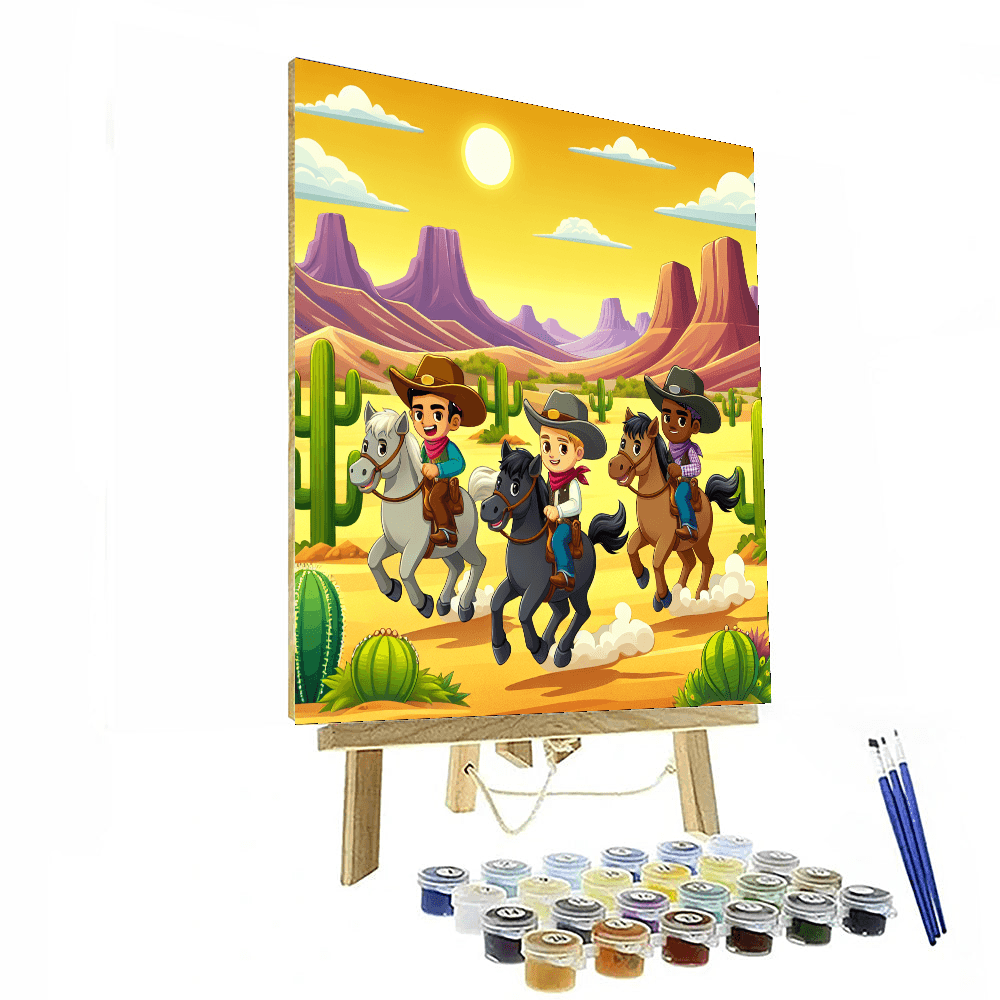 Adventurous Wild West Paint By Numbers Kits