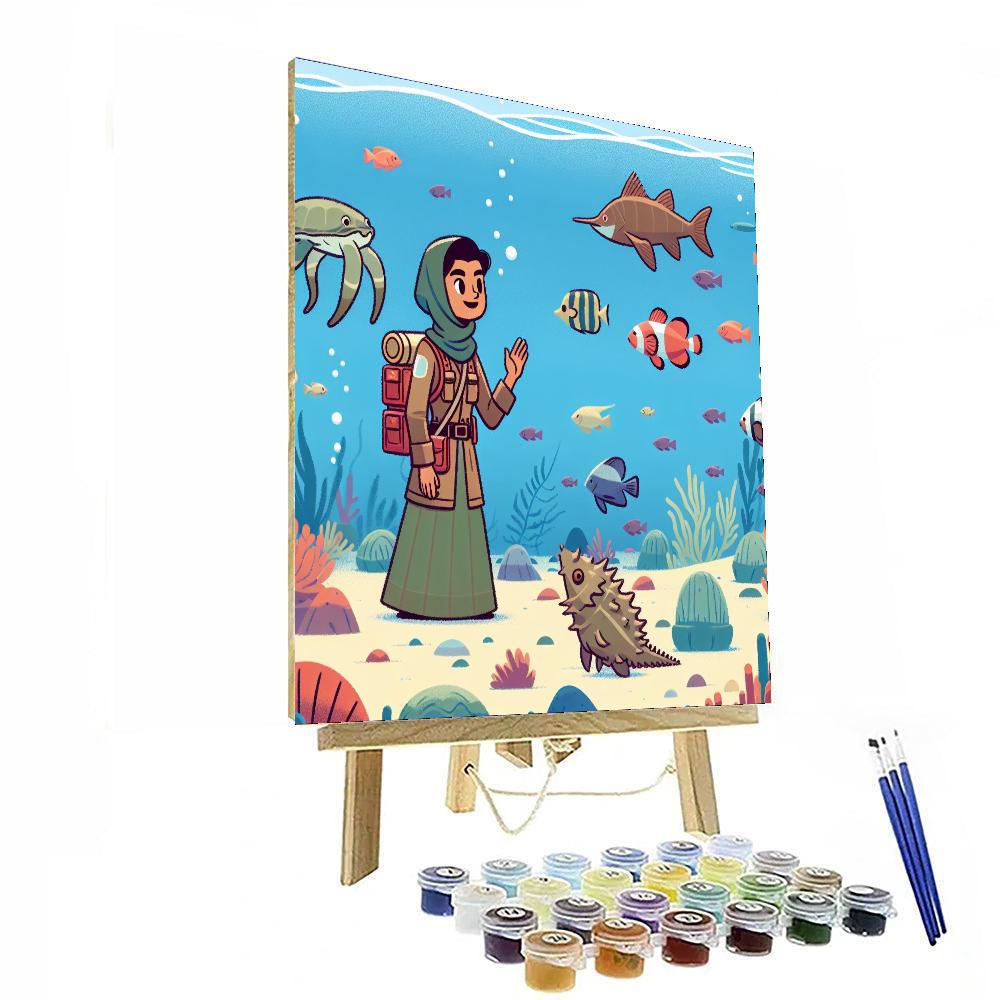 Underwater Kingdom Journey Painting Number Kit