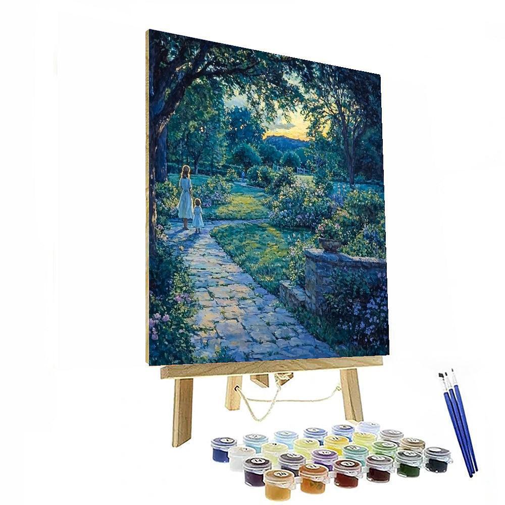 Mother’s Lullaby In The Garden DIY Paint By Numbers