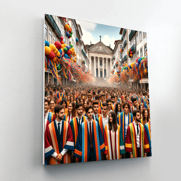 Queima Das Fitas - Coimbra, Portugal Painting By Numbers Kit