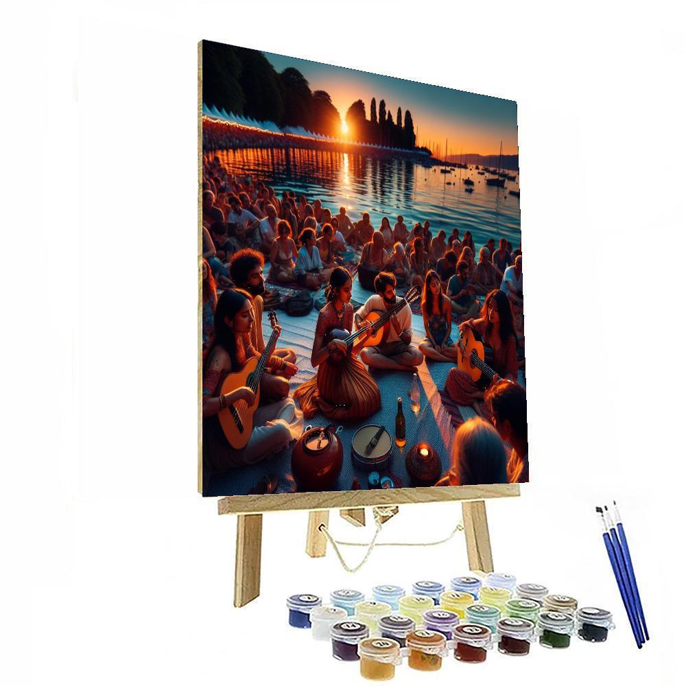 International Jazz Festival - Montreux, Switzerland Painting By Numbers Kit