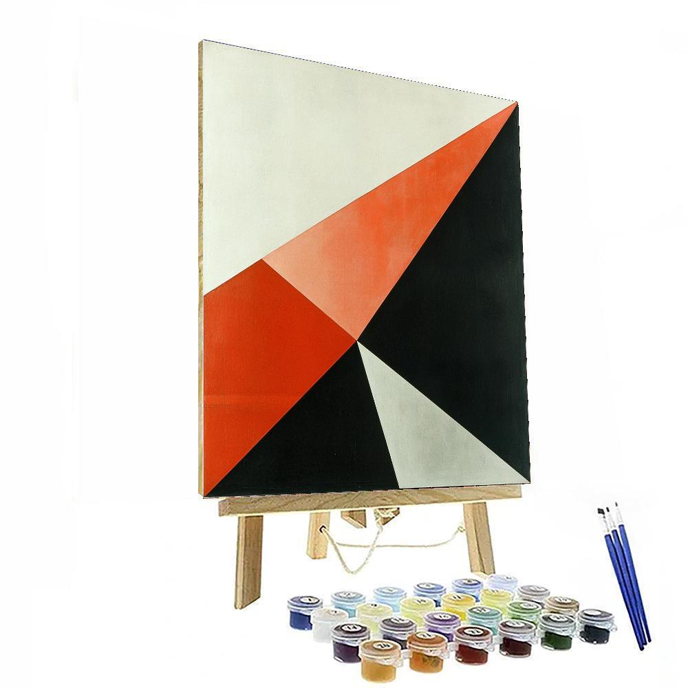 Kazimir Malevich Inspired Supreme Structure  Painting Number Kit