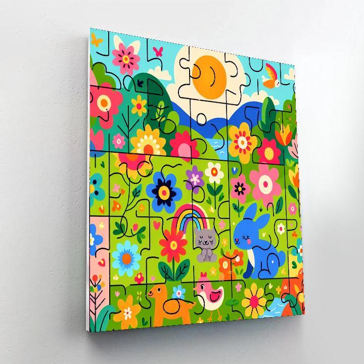 Joyful Jigsaw Puzzles Number Painting