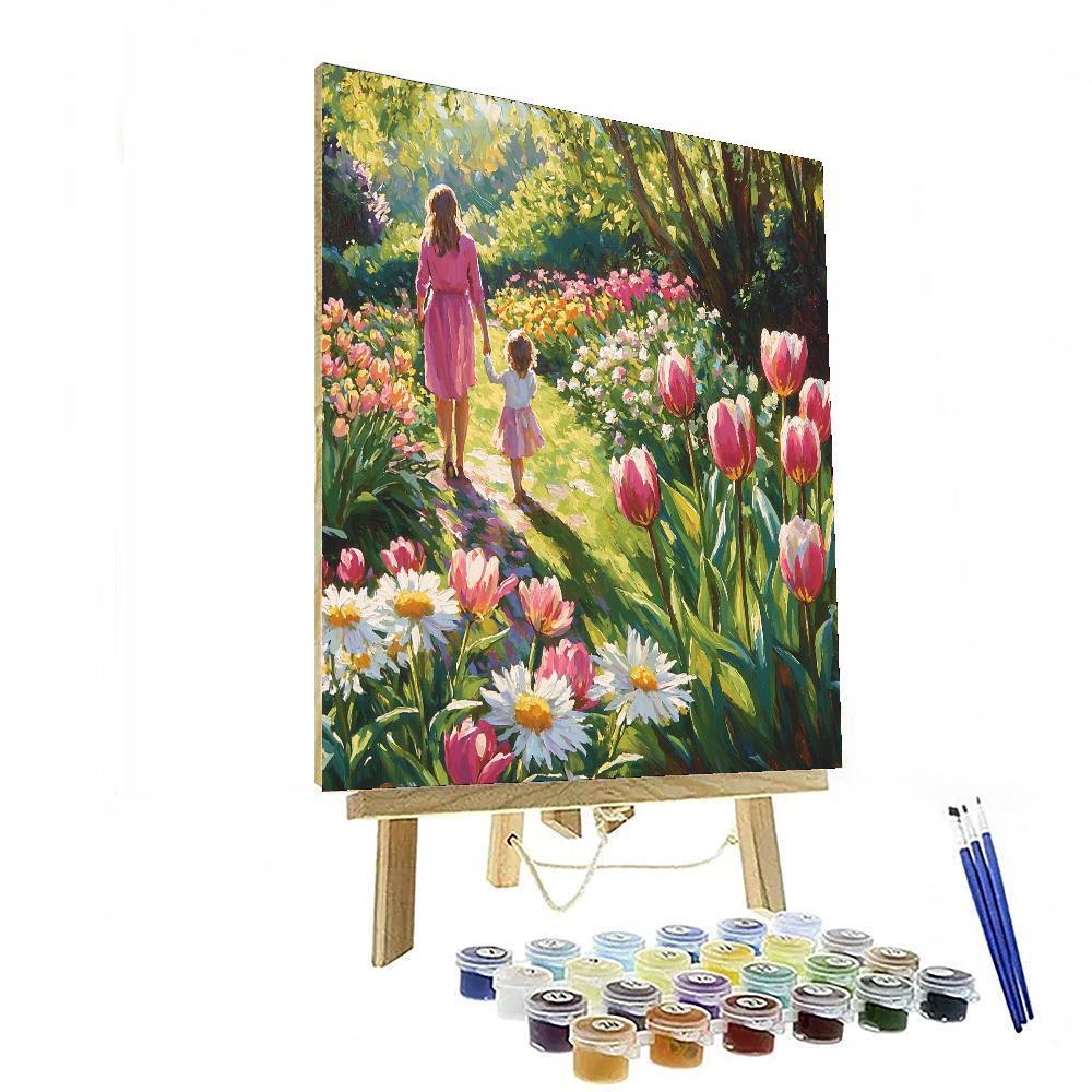 Mother's Garden Of Joy Paint By Numbers Kits