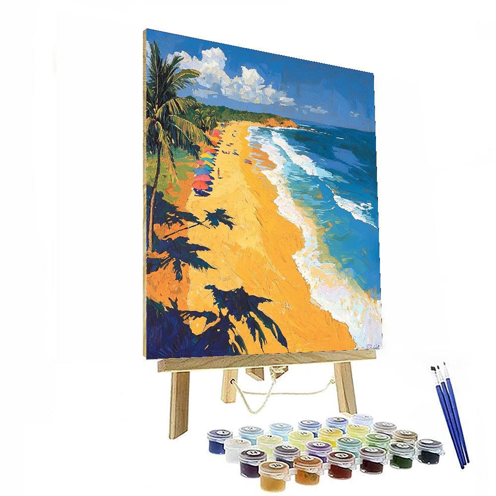 Guanacaste Beaches Number Painting