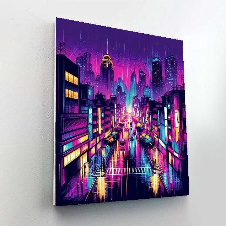Dazzling Nightlife Paint By Color