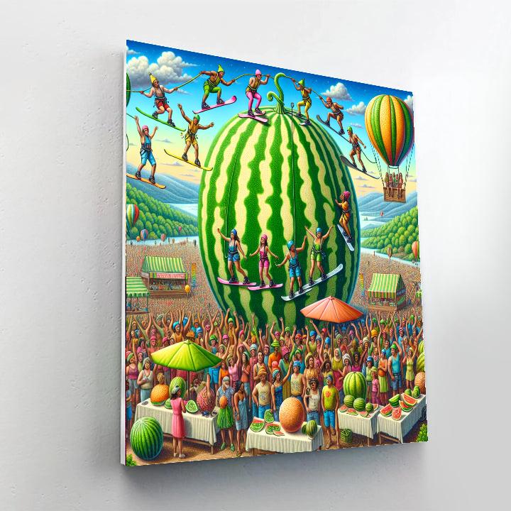 Chinchilla Melon Festival - Chinchilla Painting Number Kit