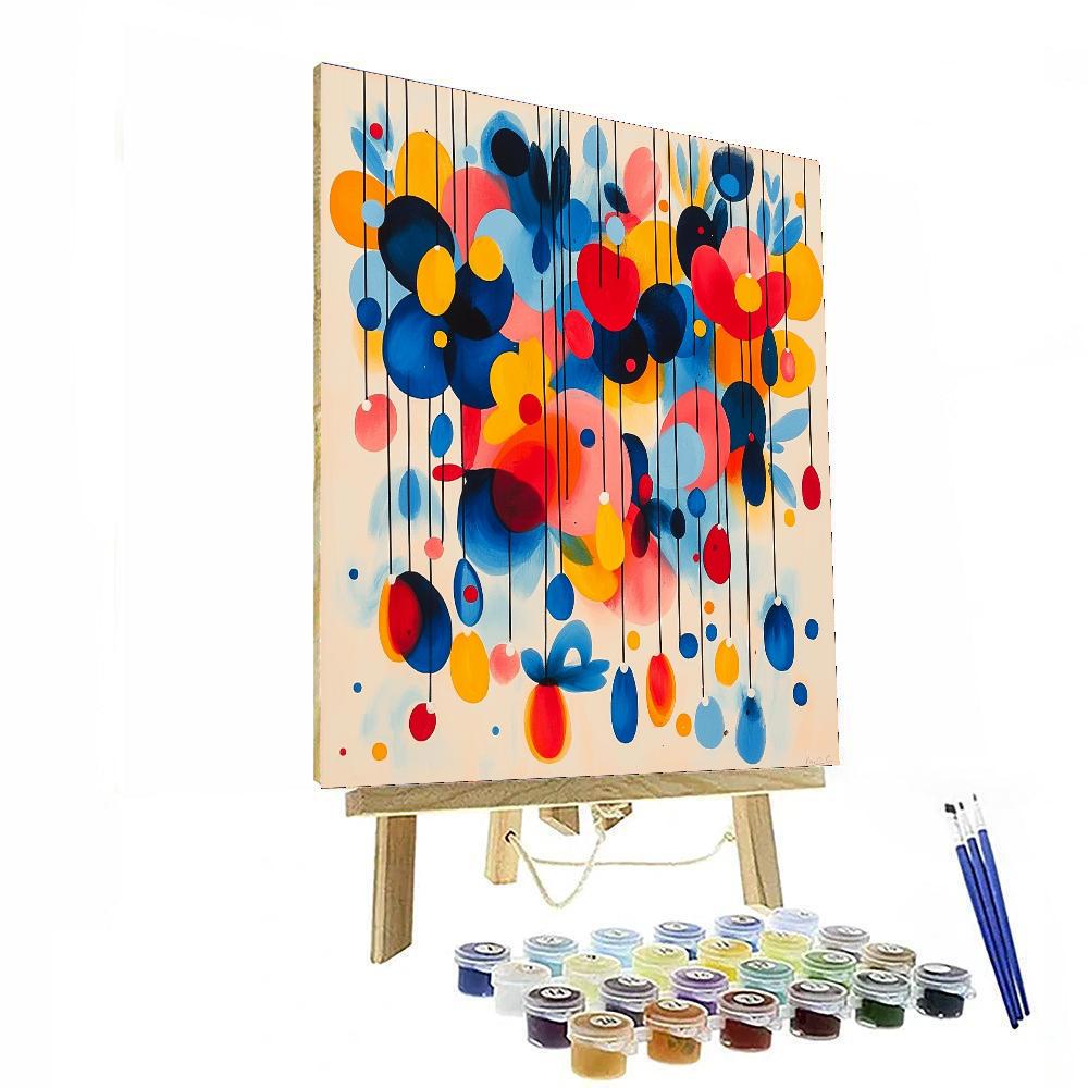 Joan Miró Inspired Colorful Whispers  Painting By Numbers Kit