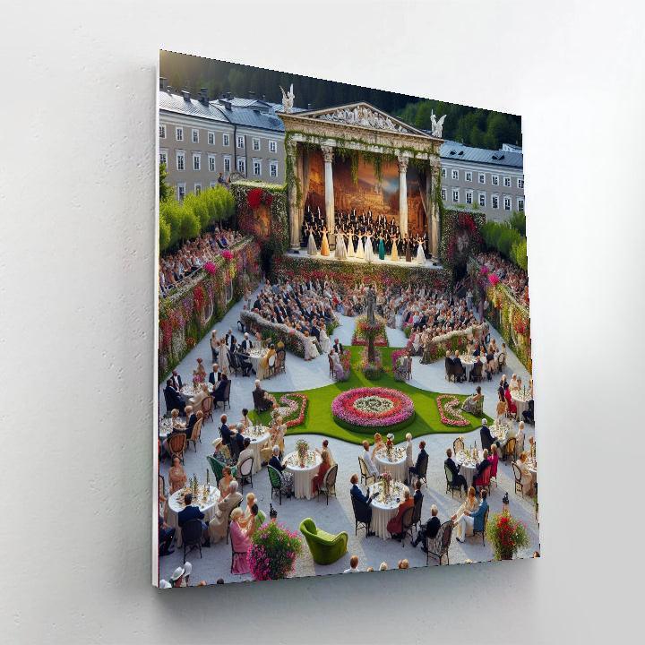 Salzburg Festival - Salzburg, Austria Painting By Numbers Kit