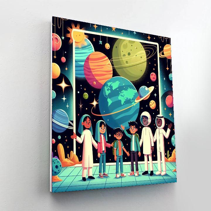 Cosmic Star Adventure Paint By Color
