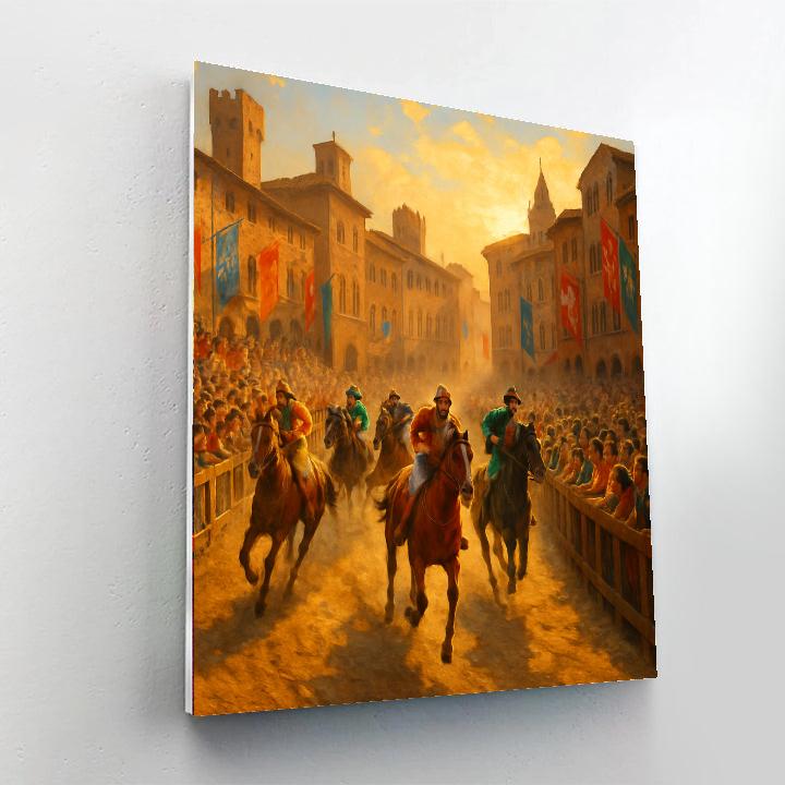 Paalio Di Siena - Italy DIY Paint By Numbers