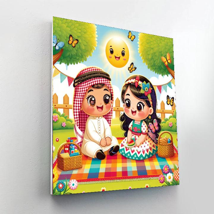 Outdoor Picnic Fun Paint By Numbers Kits