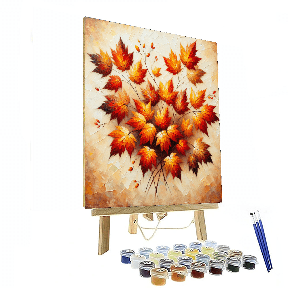 Artful Autumn Leaves Paint By Color