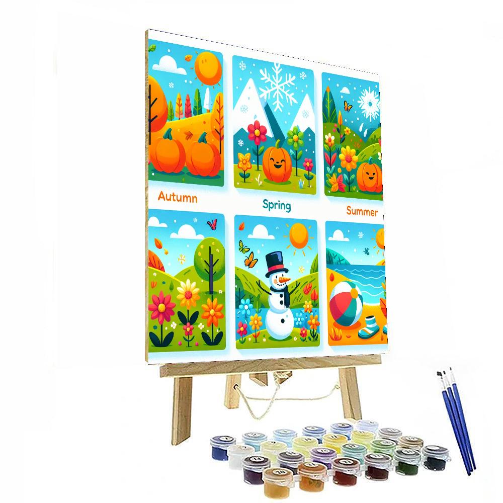 Silly Seasonal Celebrations Paint By Color