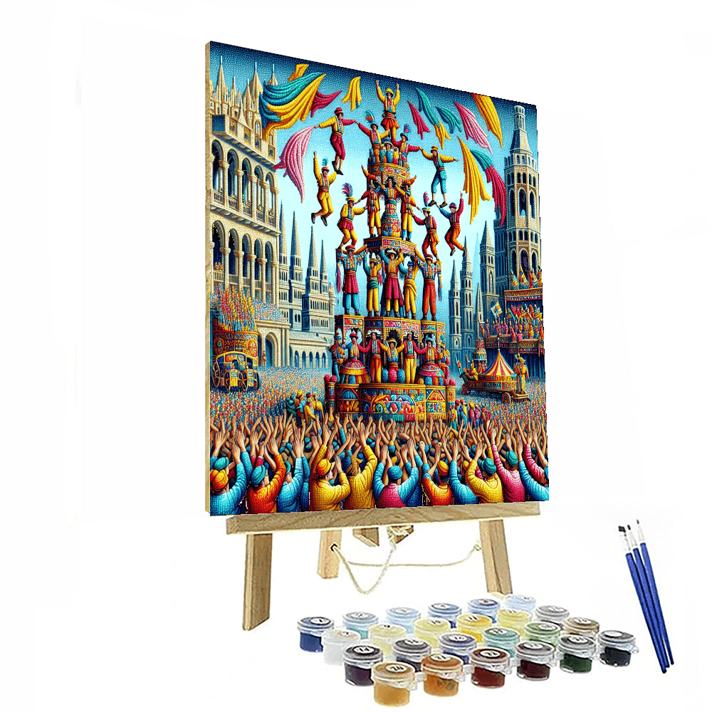 La Mercè Festival Painting Number Kit