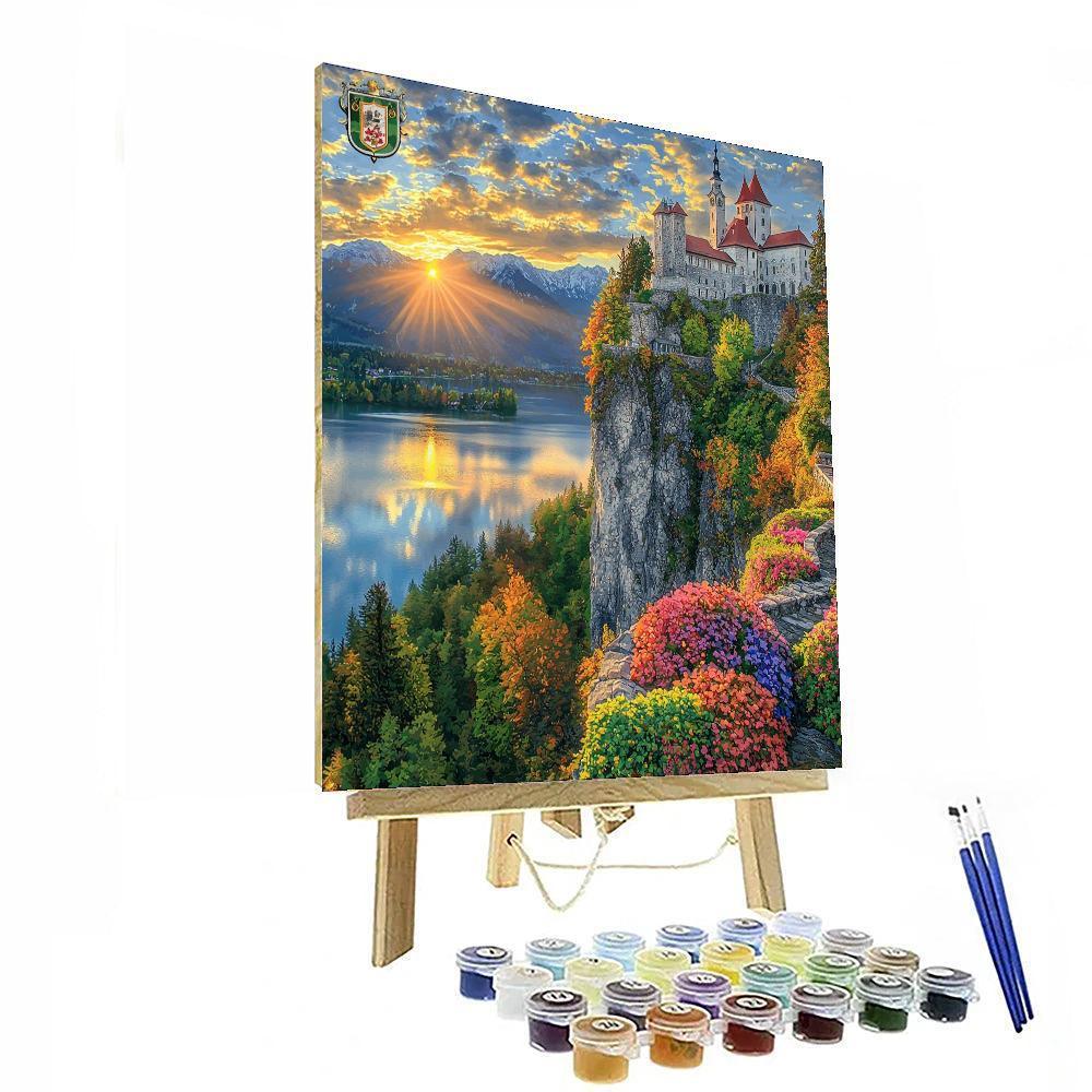 Bled Castle - Slovenia Paint By Number
