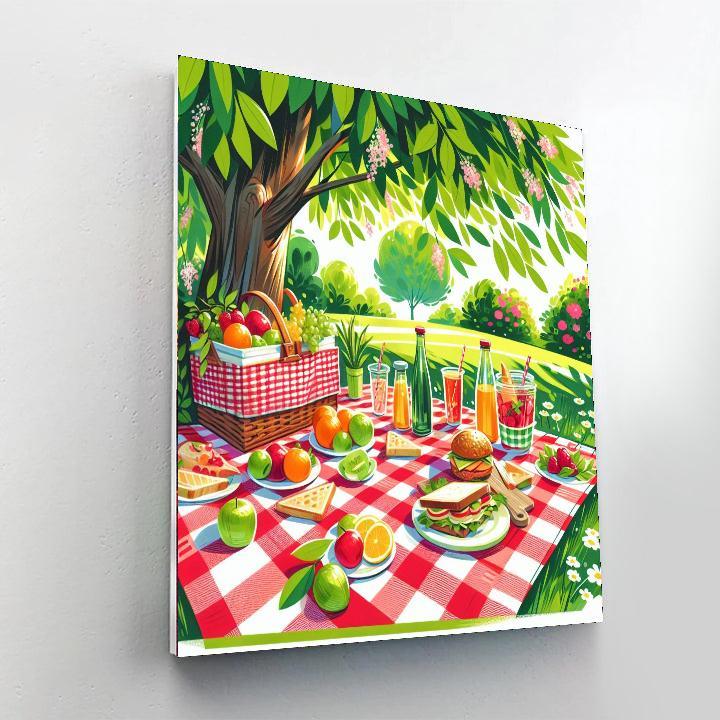 Summer Picnic Bliss Numbered Painting Kits