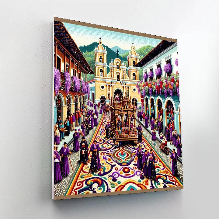 Semana Santa - Antigua Guatemala Paint By Numbers Kits