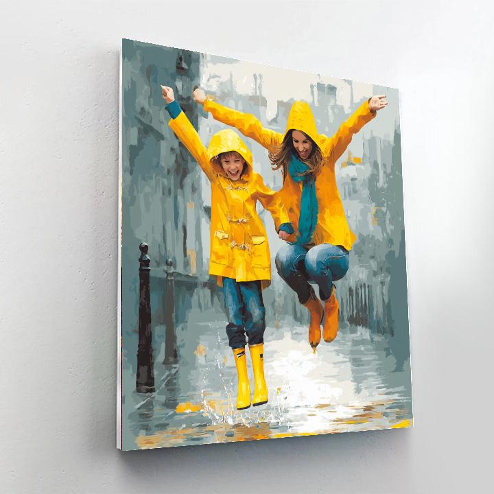 Frolic In The Rain Paint By Numbers Kits