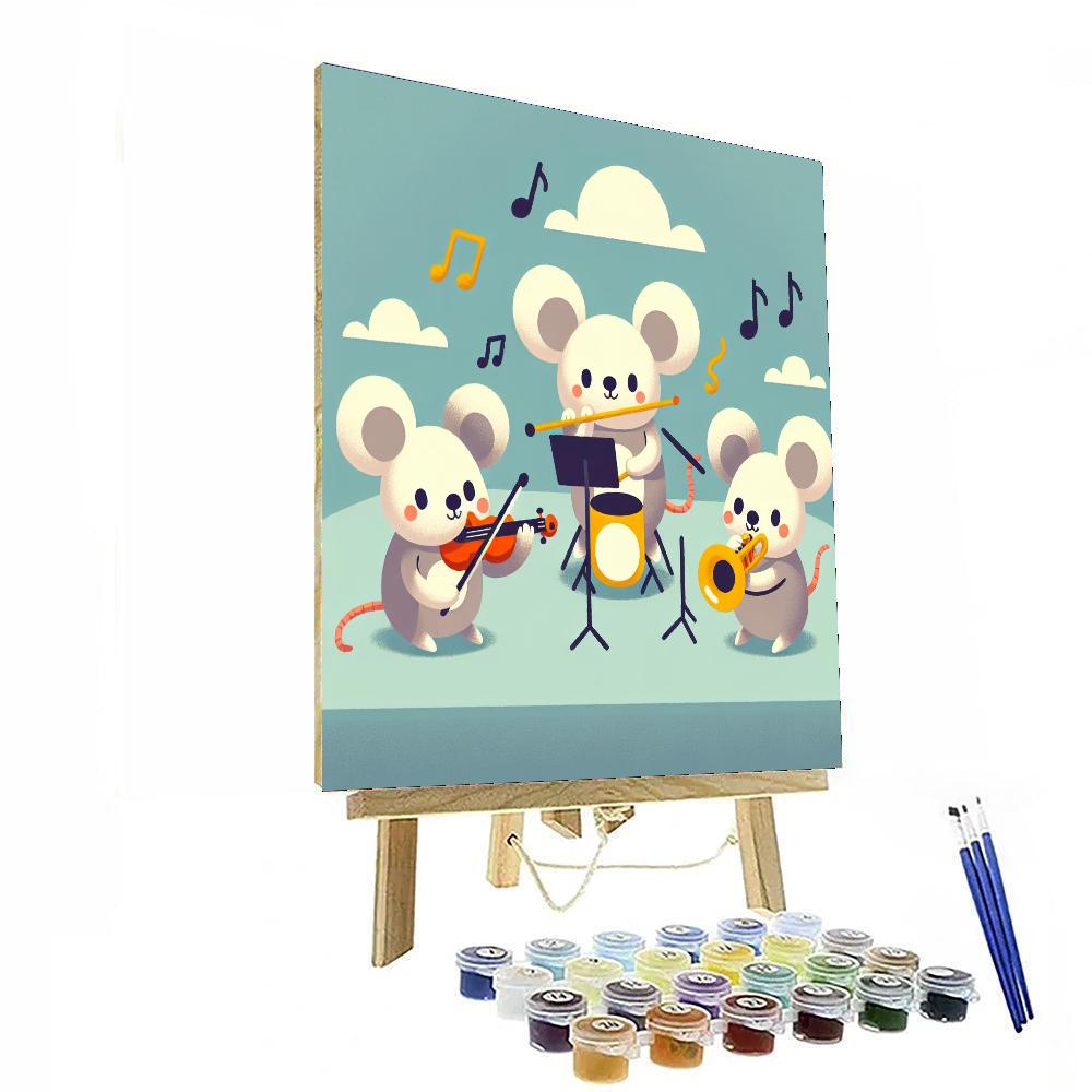 Musical Mice Painting By Numbers Kit