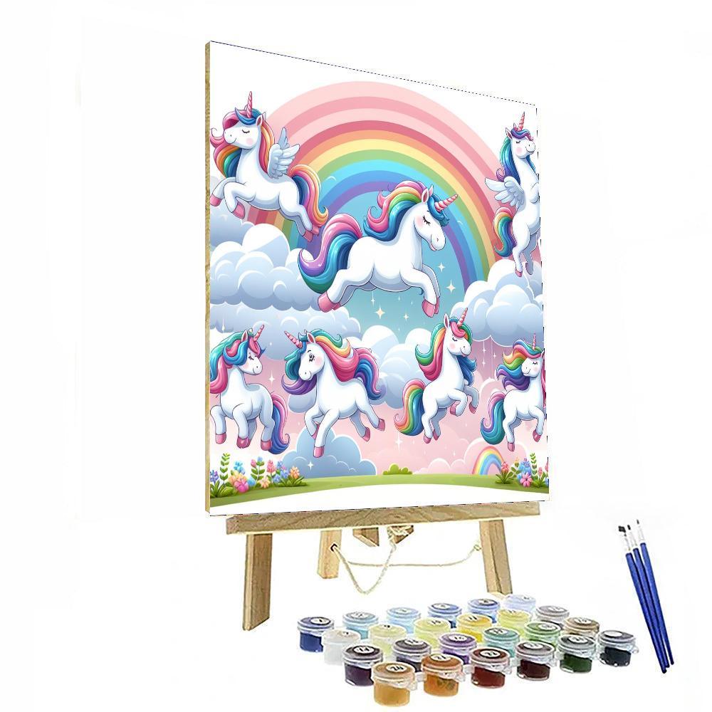 Mystical Unicorn Haven Numbered Painting Kits