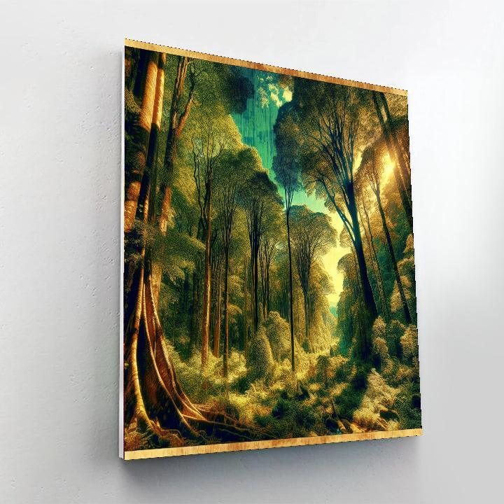 Majestic Forest Canopy Paint By Numbers Art