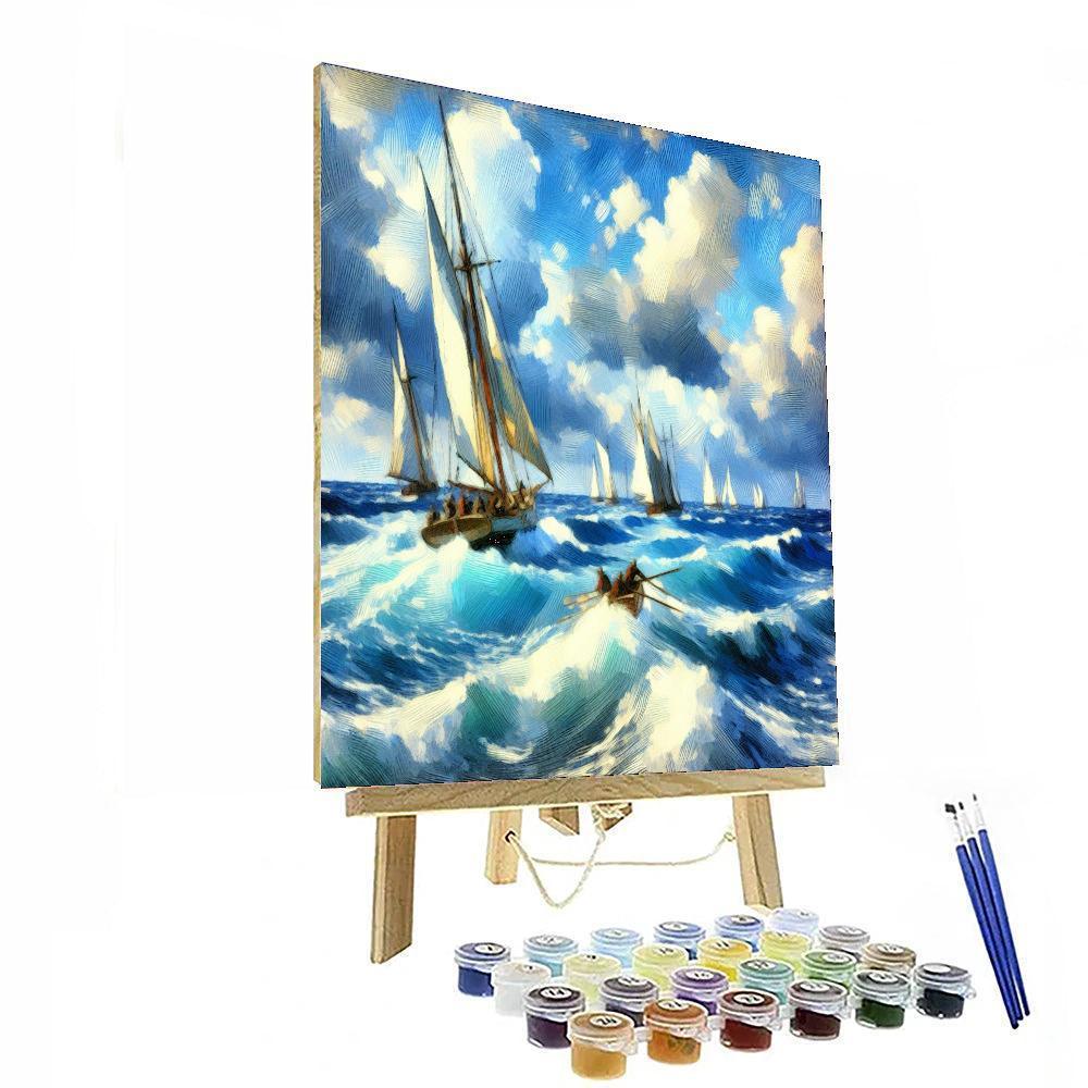 Sailing Adventure Freedom DIY Paint By Numbers