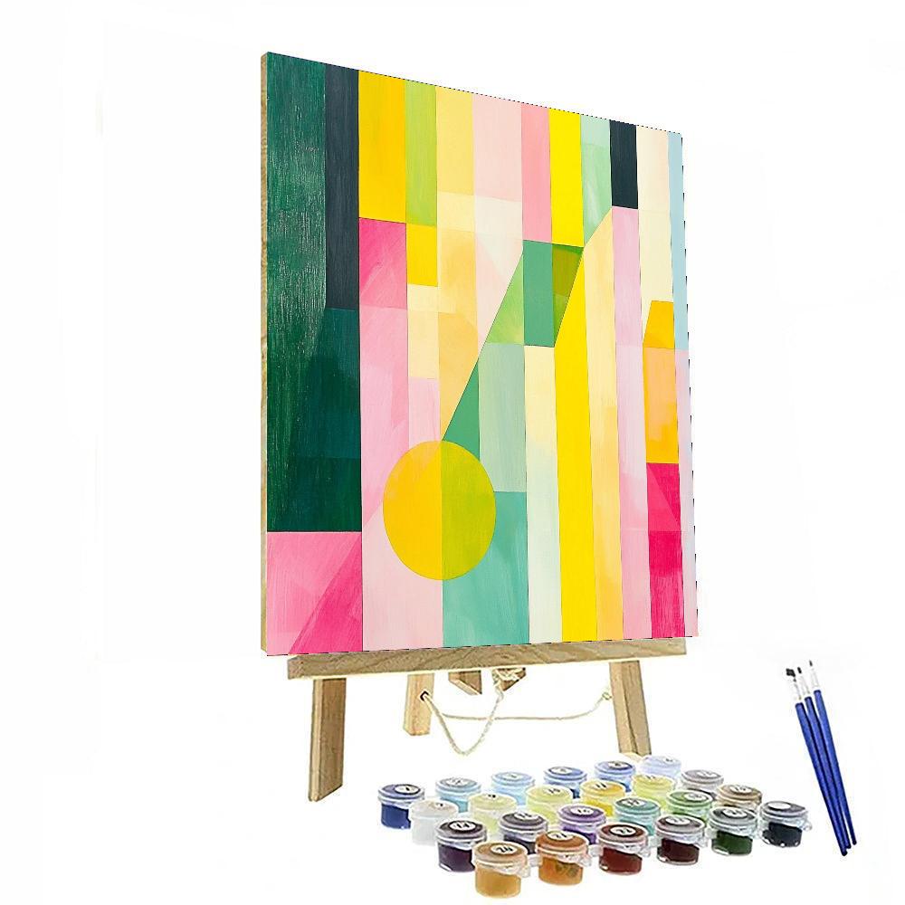 Kazimir Malevich Inspired Abstract Vitality  Numbered Painting Kits