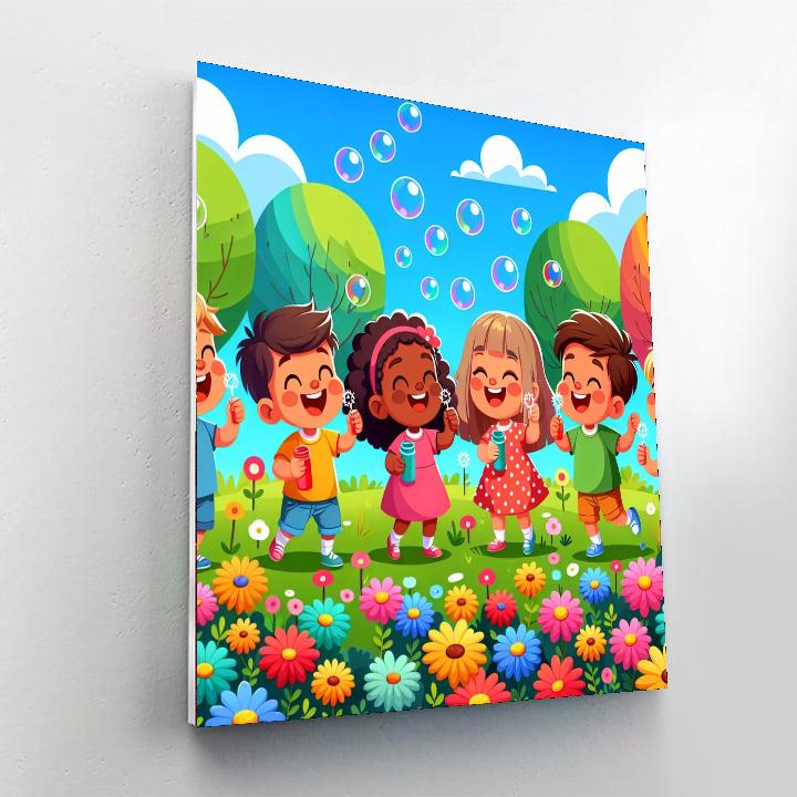 Bubble Party Painting Number Kit