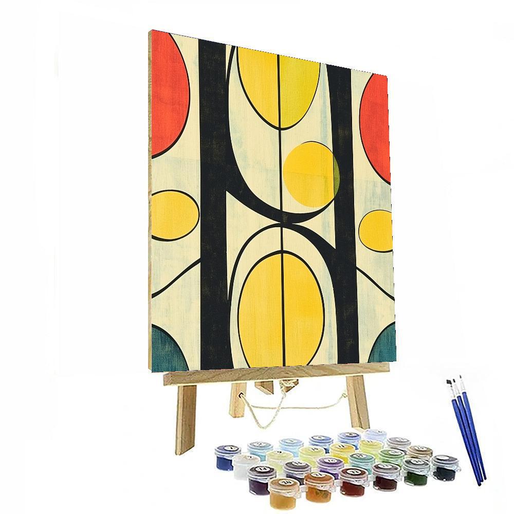 Joan Miró Inspired Surreal Interactions  Paint By Numbers Art