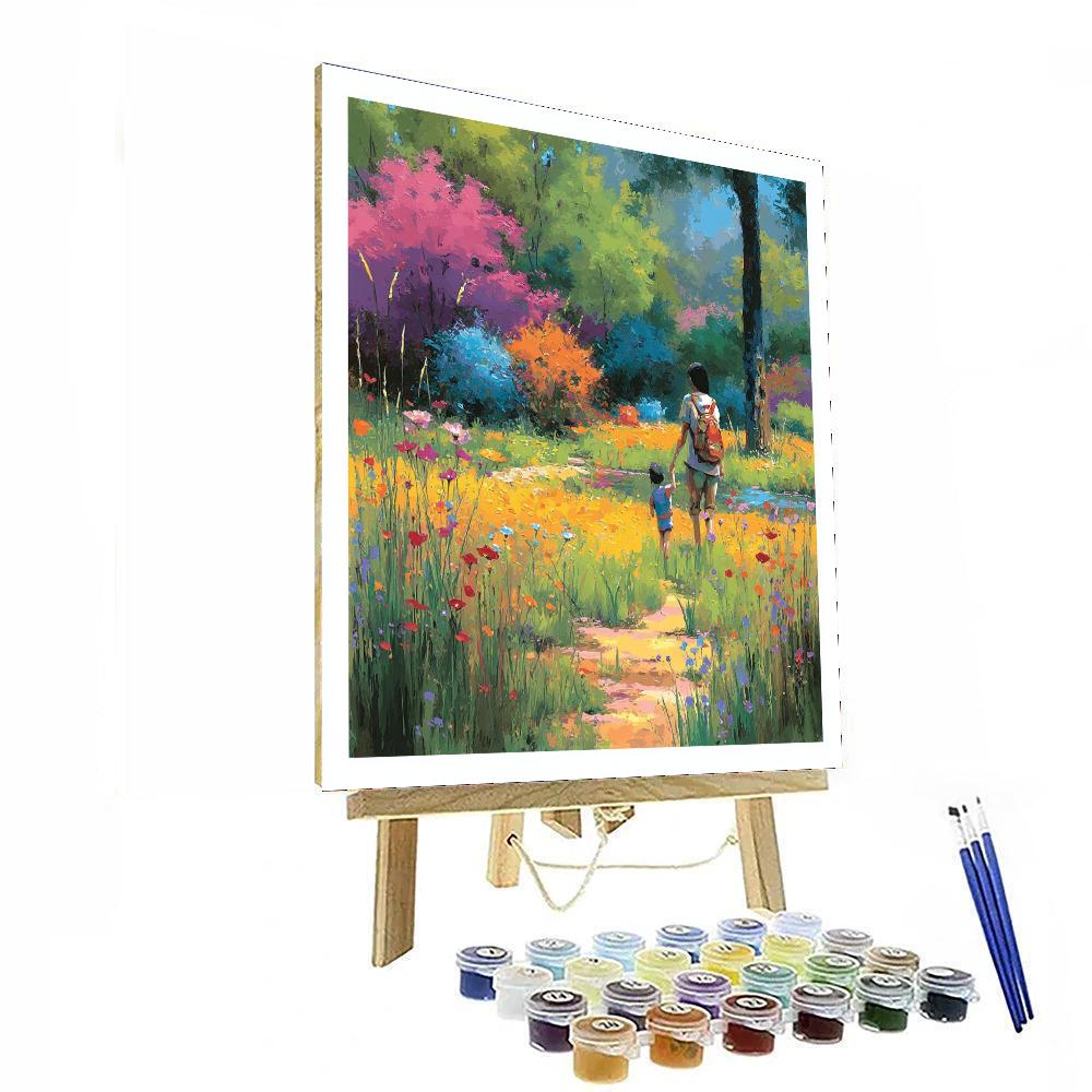 Spring Blossoms With Mom Paint By Numbers Kits