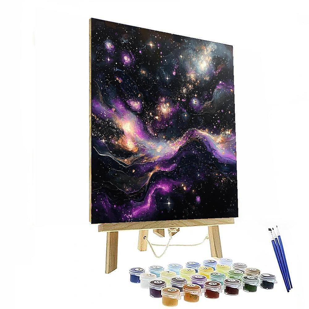 Caravaggio Inspired Echoes Of The Cosmos  Painting By Numbers Kit