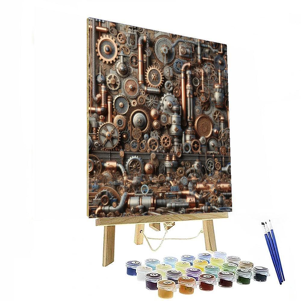 Steampunk Industrial Revolution Numbered Painting Kits