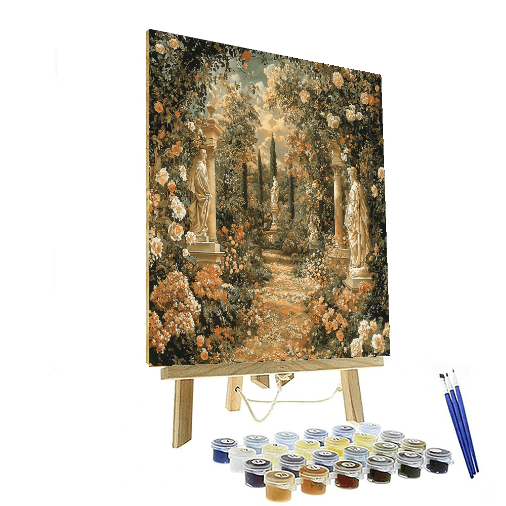 Leonardo Da Vinci Inspired Renaissance Garden Enigma  Paint By Numbers