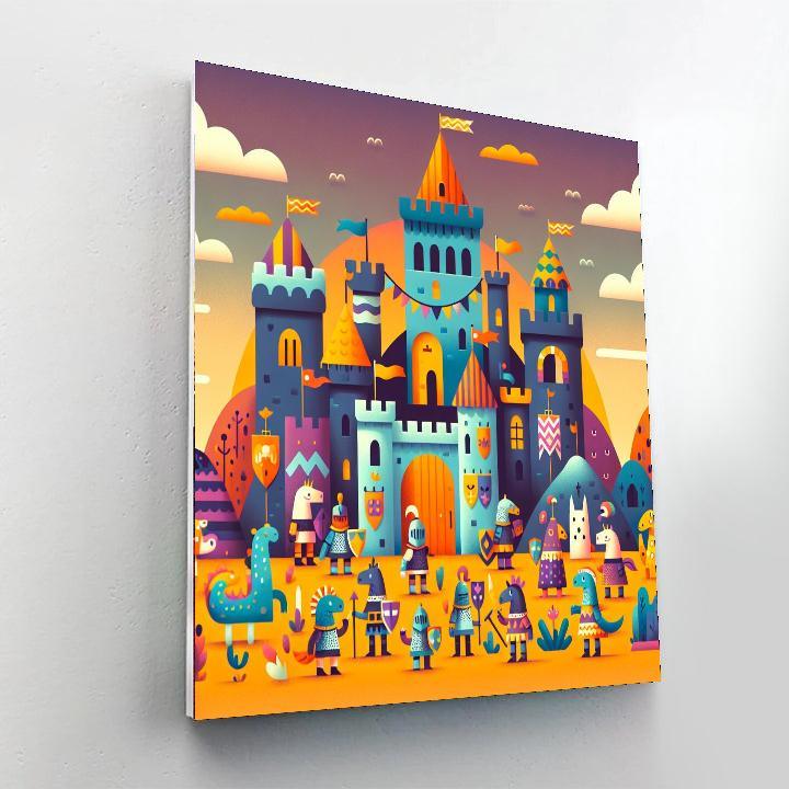 Enchanted Castle Adventures Paint By Numbers