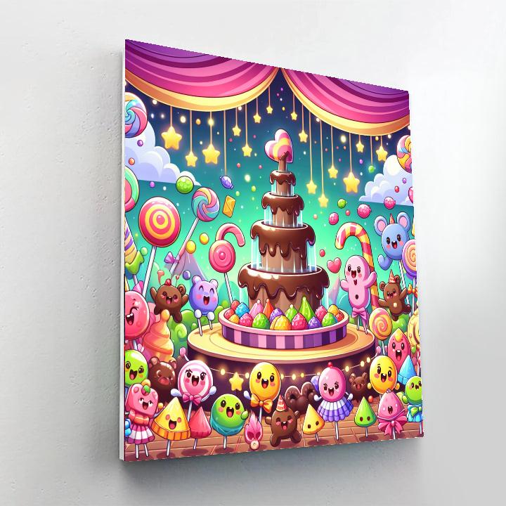 Candyland Festival Paint By Numbers Kits