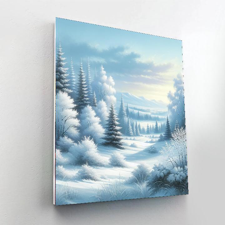 Winter Frost Enchantment Paint By Numbers Art