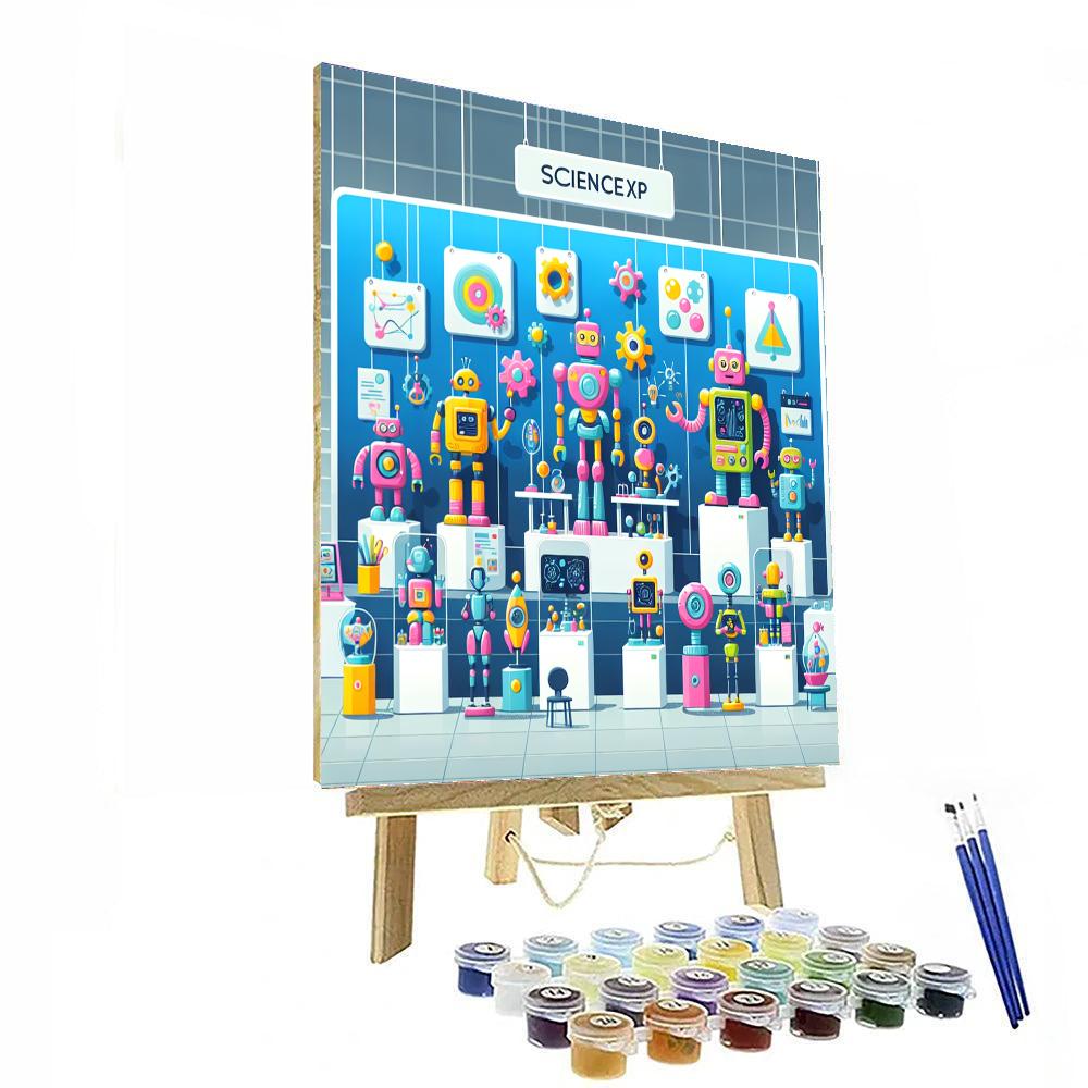 Robotic Science Expo Numbered Painting Kits