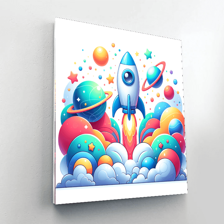 Dreamy Galaxy Journey Paint By Numbers Kits