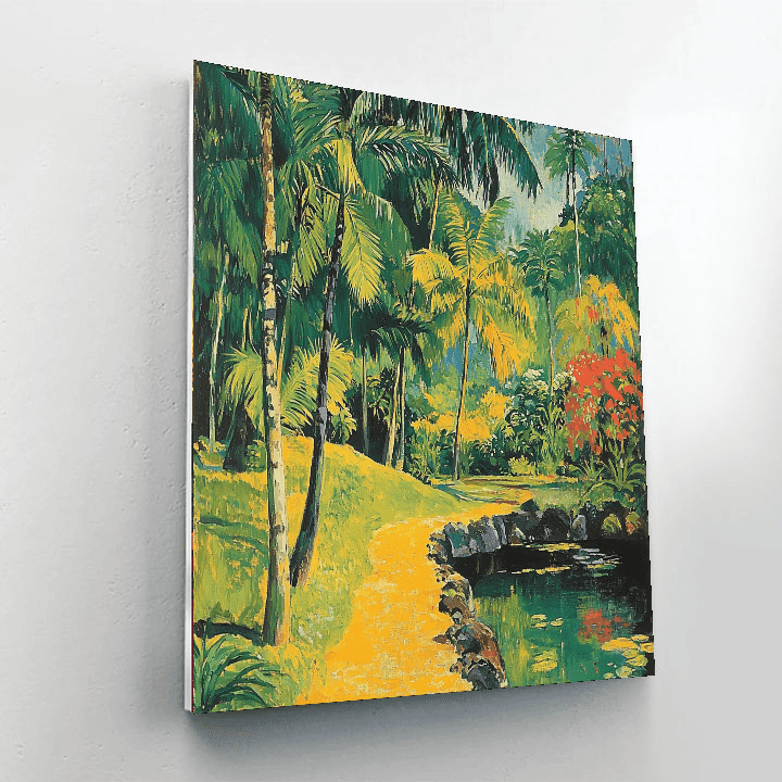 Paul Gauguin Inspired Tropical Retreat  DIY Paint By Numbers