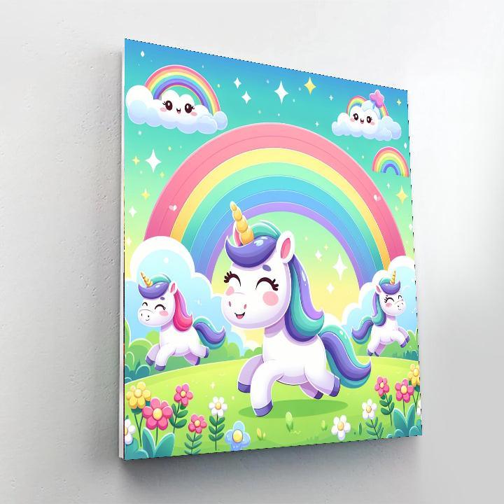 Mystical Unicorn Fields Numbered Painting Kits