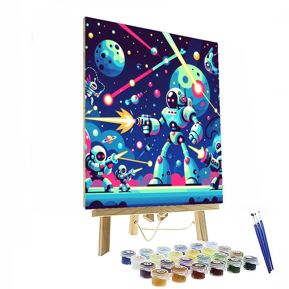 Galaxy Warriors Battlefront Paint By Number