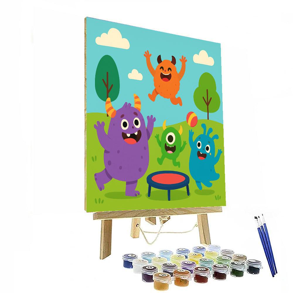 Creative Monster Friends Paint By Numbers Kits