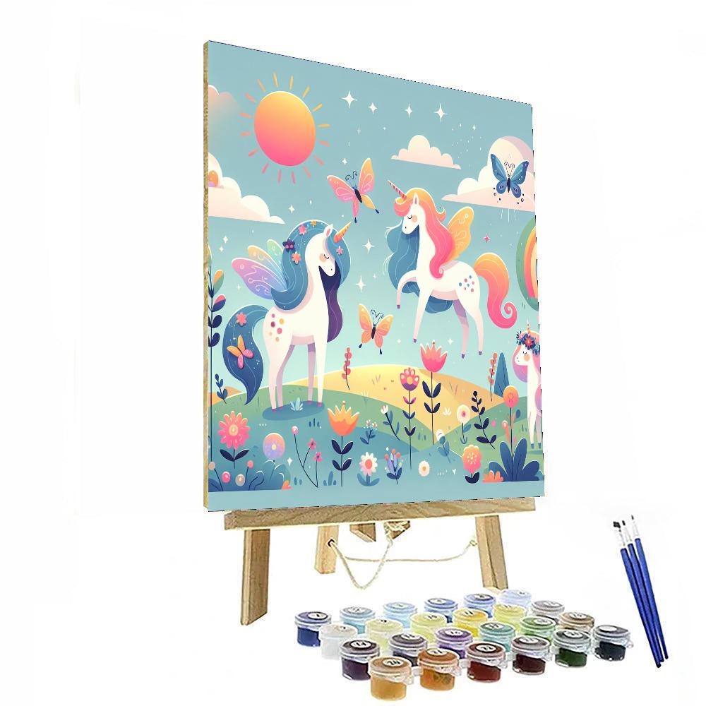 Sunlit Meadow Magic Paint By Numbers