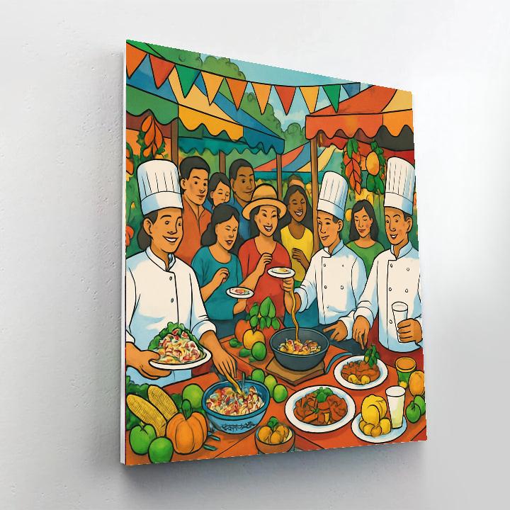 Lima Gastronomy Festival - Peru Paint By Number