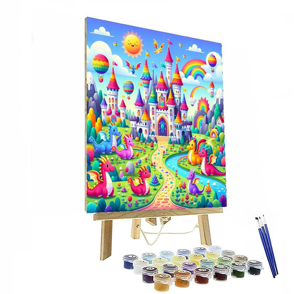 Adventures In Fairy Tale Kingdom DIY Paint By Numbers