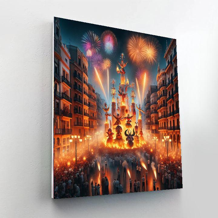 Falles Festival - Valencia Paint By Color
